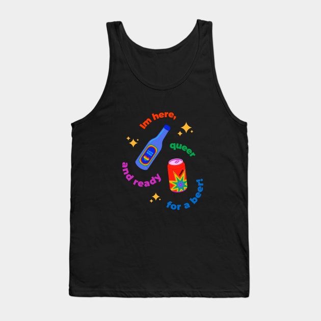 FUNNY QUEER DESIGN Tank Top by ScritchDesigns